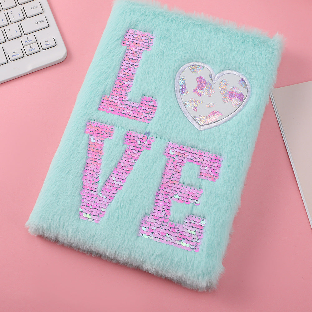 Wholesale Cartoon  Plush Notebook Gift